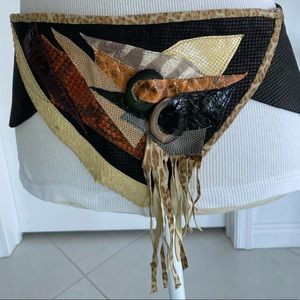 Celia Panella one of a kind vintage belt.